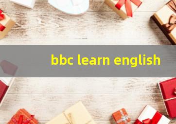 bbc learn english